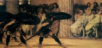  danza Lienzo - Una Danza Pírrica Romántica Sir Lawrence Alma Tadema